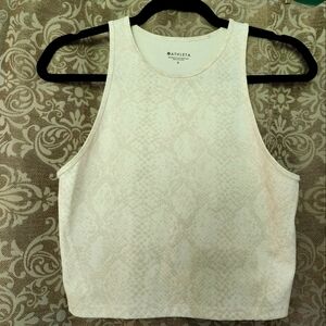 Athleta Cropped Athletic Top Size Small